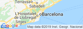 Barceloneta map